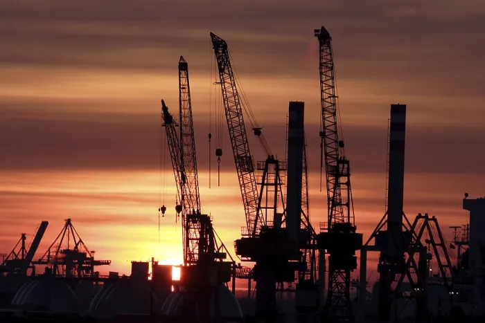 Gerahmter Druck : Hafen Hamburg Gerahmter Druck : Hafen Hamburg