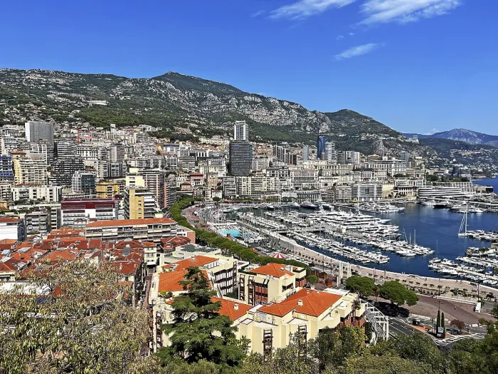 Gerahmter Druck : Hafenübersicht, Monaco Gerahmter Druck : Hafenübersicht, Monaco