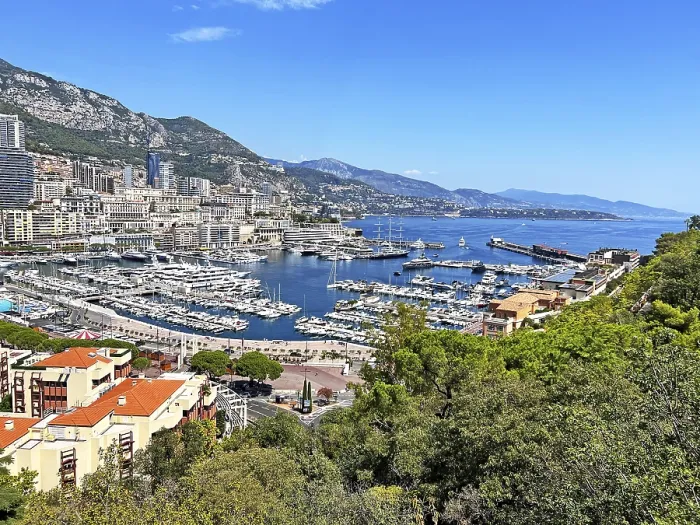 Gerahmter Druck : Hafenübersicht, Monaco Gerahmter Druck : Hafenübersicht, Monaco