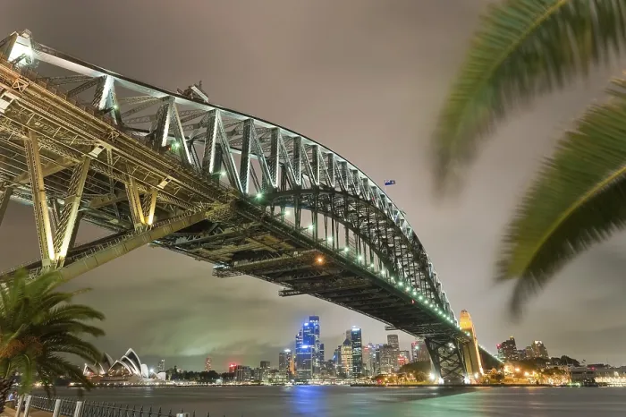 Gerahmter Druck : Harbourbridge mit Oper im Hintergrund. Gerahmter Druck : Harbourbridge mit Oper im Hintergrund.