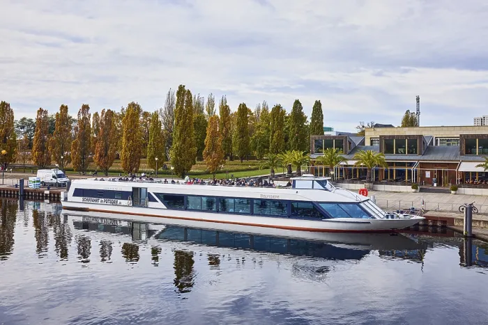 Gerahmter Druck : Havel in Potsdam unter diffuser Beleuchtung Gerahmter Druck : Havel in Potsdam unter diffuser Beleuchtung