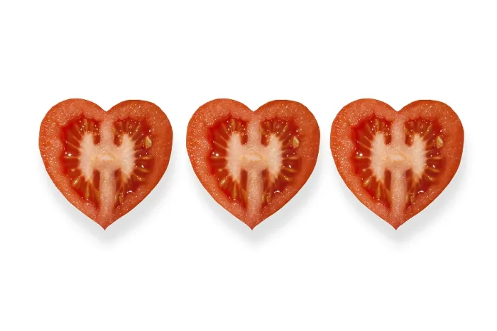 Gerahmter Druck : Herzförmige Tomaten Gerahmter Druck : Herzförmige Tomaten