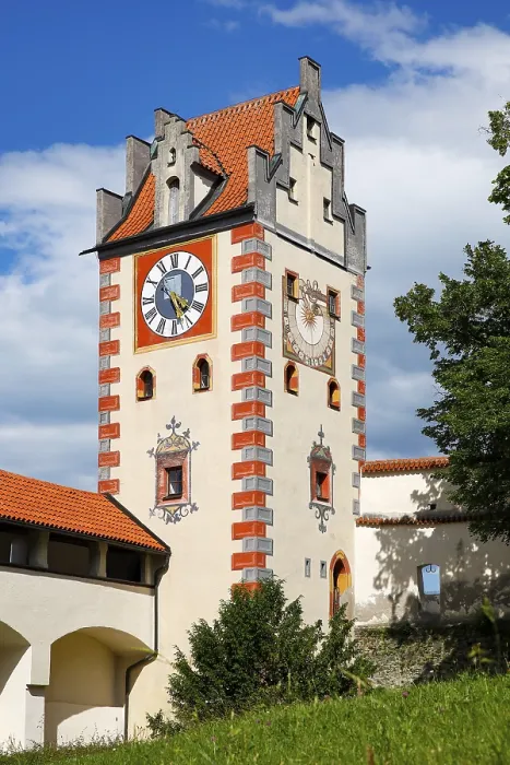 Gerahmter Druck : Hoher Turm, auch Tor- oder Uhrturm. Gerahmter Druck : Hoher Turm, auch Tor- oder Uhrturm.