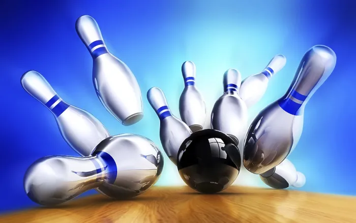 Gerahmter Druck : Hohe Auflösung-Renderng eines Bowling-Konzepts. Gerahmter Druck : Hohe Auflösung-Renderng eines Bowling-Konzepts.