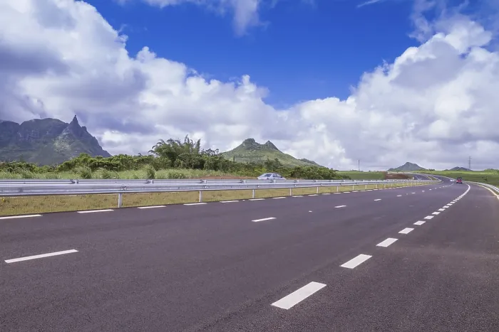 Gerahmter Druck : Autobahn, Mauritius