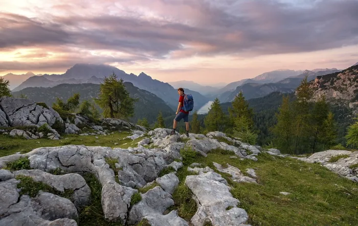 Gerahmter Druck : Wanderer auf dem Gipfel des Feldkogel. Gerahmter Druck : Wanderer auf dem Gipfel des Feldkogel.