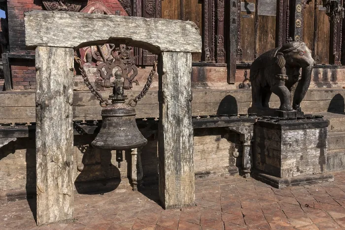 Gerahmter Druck : Hindutempel von Changu Narayan Gerahmter Druck : Hindutempel von Changu Narayan