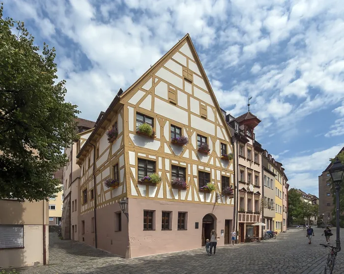 Gerahmter Druck : Historisches Fachwerkbauensemble Gerahmter Druck : Historisches Fachwerkbauensemble