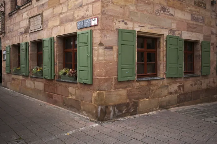 Gerahmter Druck : Historischer Restaurant Gruner Baum