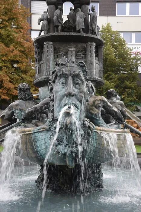 Gerahmter Druck : Historische Säule in Koblenz Gerahmter Druck : Historische Säule in Koblenz