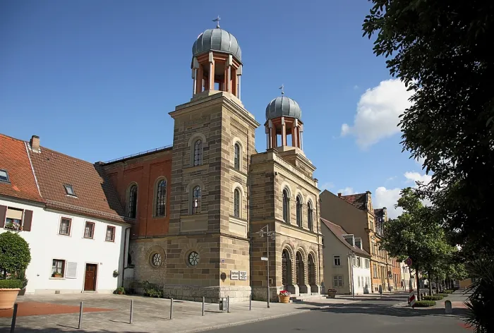 Gerahmter Druck : Historische Synagoge von Kitzingen Gerahmter Druck : Historische Synagoge von Kitzingen