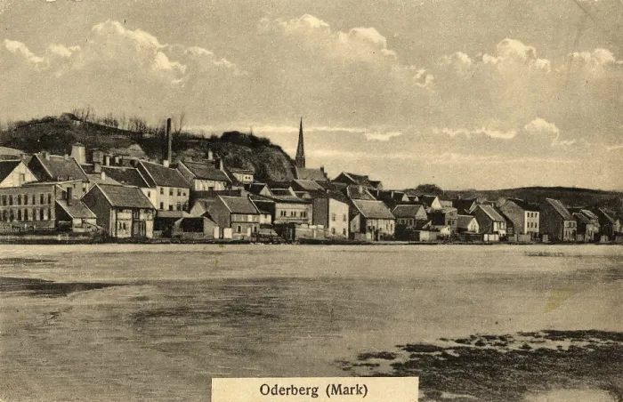 Gerahmter Druck : Historische Ansicht der Stadt Oderberg in Mark Brandenburg. Gerahmter Druck : Historische Ansicht der Stadt Oderberg in Mark Brandenburg.