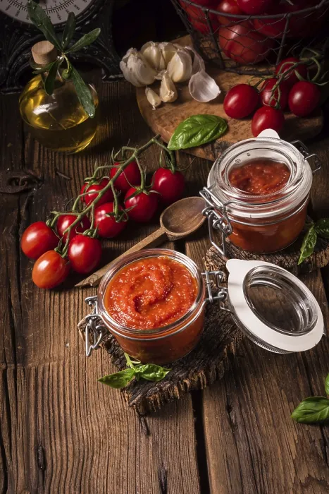 Gerahmter Druck : Zuhause hergestellter Tomatenmark. Gerahmter Druck : Zuhause hergestellter Tomatenmark.