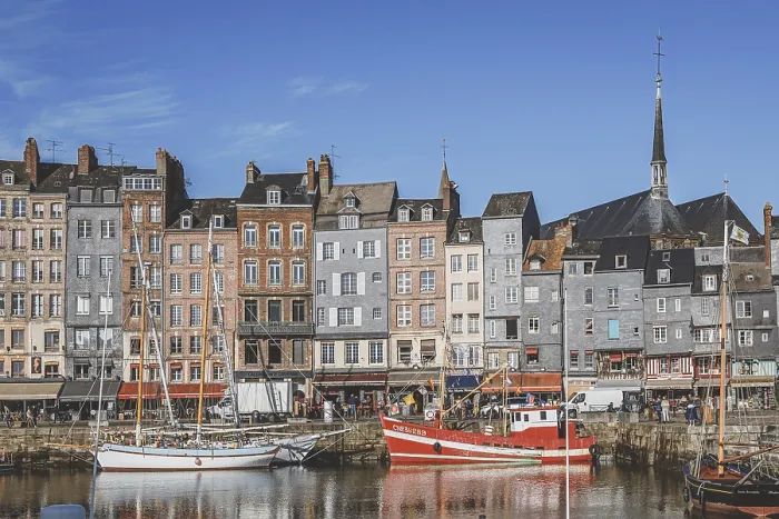 Gerahmter Druck : Honfleur, Normandie Gerahmter Druck : Honfleur, Normandie