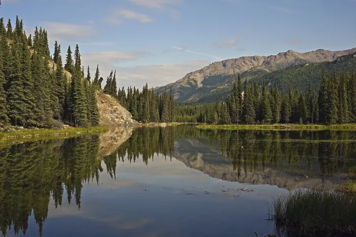 Gerahmter Druck : Horseshoe Lake mit Reflexion. Gerahmter Druck : Horseshoe Lake mit Reflexion.