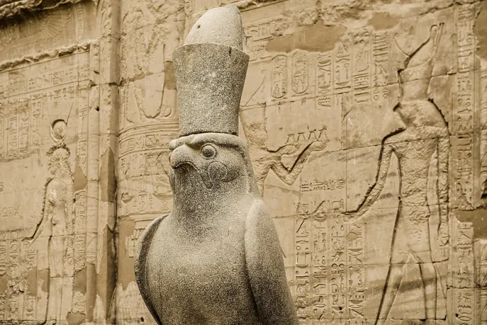 Gerahmter Druck : Horus-Tempel, Edfu, Oberägypten, Ägypten Gerahmter Druck : Horus-Tempel, Edfu, Oberägypten, Ägypten
