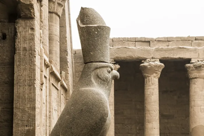 Gerahmter Druck : Horus-Tempel, Edfu, Oberägypten, Ägypten. Gerahmter Druck : Horus-Tempel, Edfu, Oberägypten, Ägypten.