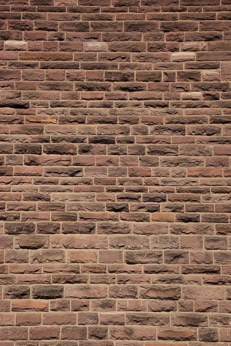 Gerahmter Druck : Hauswand aus Klinkersteinen. Gerahmter Druck : Hauswand aus Klinkersteinen.