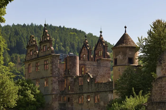 Gerahmter Druck : Jagdhaus, ehemaliger Klosterkomplex von St. Gerahmter Druck : Jagdhaus, ehemaliger Klosterkomplex von St.