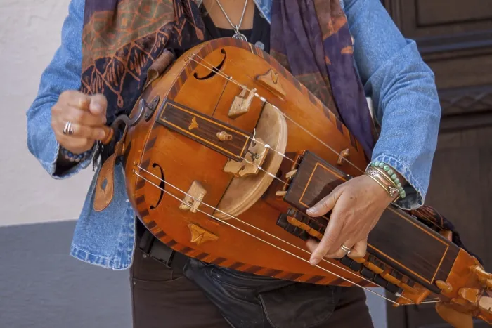 Gerahmter Druck : Hurdy-gurdy Gerahmter Druck : Hurdy-gurdy