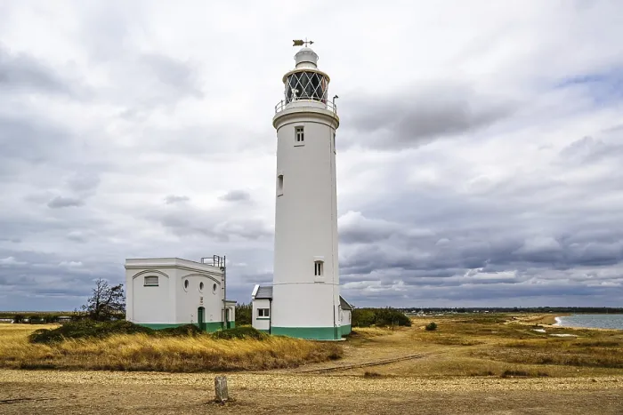 Gerahmter Druck : Hurst Point Leuchtturm und Hurst Castle Gerahmter Druck : Hurst Point Leuchtturm und Hurst Castle