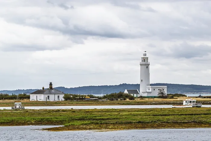 Gerahmter Druck : Hurst Point Leuchtturm und Hurst Castle Gerahmter Druck : Hurst Point Leuchtturm und Hurst Castle