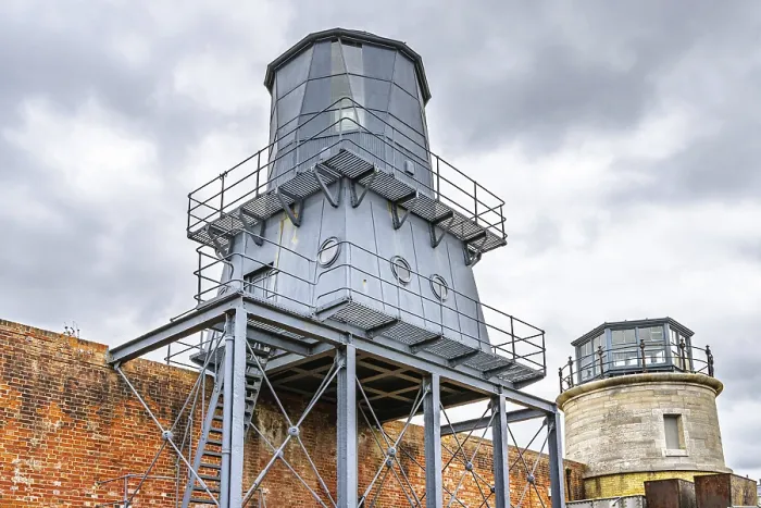 Gerahmter Druck : Hurst Point Leuchtturm und Hurst Castle Gerahmter Druck : Hurst Point Leuchtturm und Hurst Castle