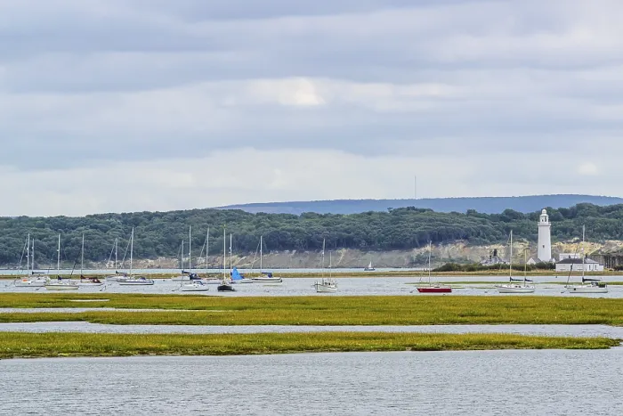 Gerahmter Druck : Hurst Point Leuchtturm und Hurst Castle Gerahmter Druck : Hurst Point Leuchtturm und Hurst Castle