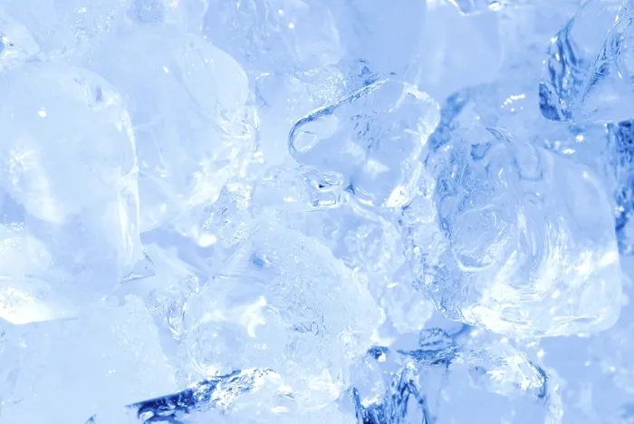 Gerahmter Druck : Eiswürfel Gerahmter Druck : Eiswürfel