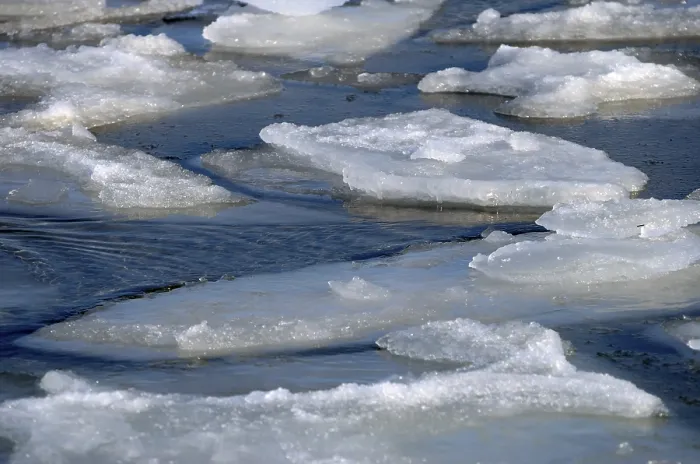Gerahmter Druck : Eisschollen Gerahmter Druck : Eisschollen