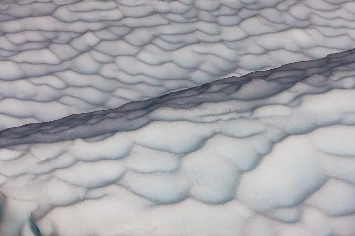 Gerahmter Druck : Eisstruktur auf dem Gletscher, Scoresbysund Gerahmter Druck : Eisstruktur auf dem Gletscher, Scoresbysund