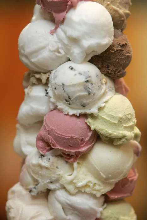 Gerahmter Druck : Eiscremeschrauben Gerahmter Druck : Eiscremeschrauben
