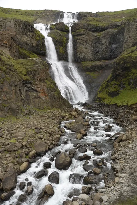 Gerahmter Druck : Island, Wasserfall, Fluss, Kaskade Gerahmter Druck : Island, Wasserfall, Fluss, Kaskade