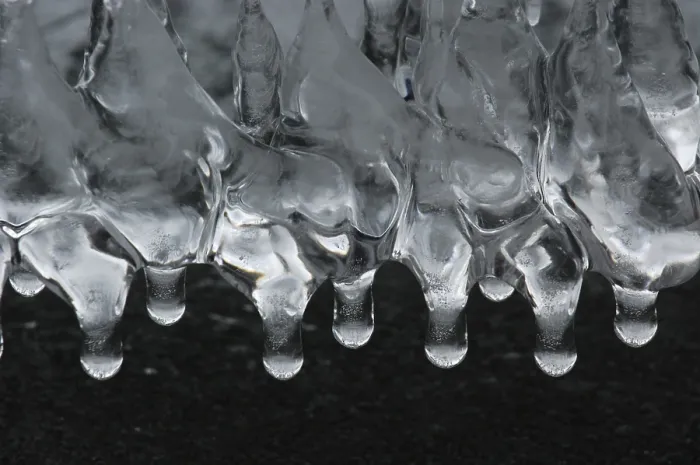 Gerahmter Druck : Icicles Gerahmter Druck : Icicles