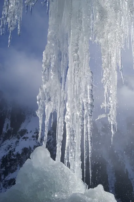 Gerahmter Druck : Icicles Gerahmter Druck : Icicles