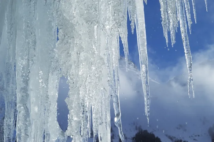 Gerahmter Druck : Icicles Gerahmter Druck : Icicles