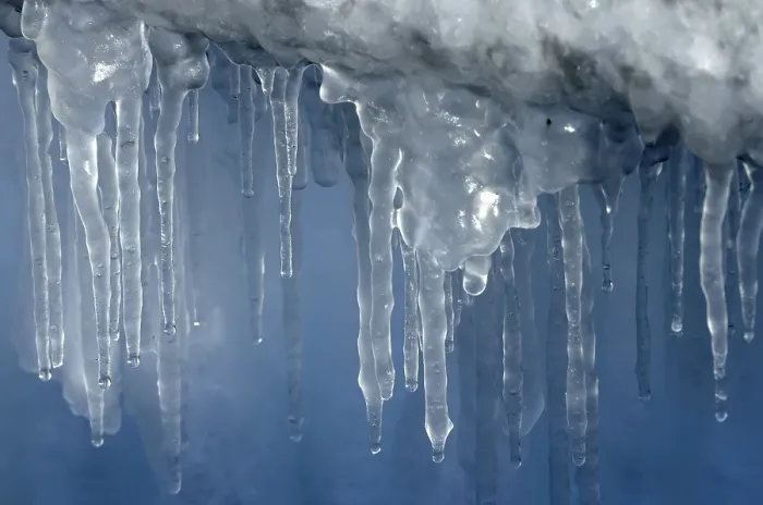 Gerahmter Druck : Icicles Gerahmter Druck : Icicles