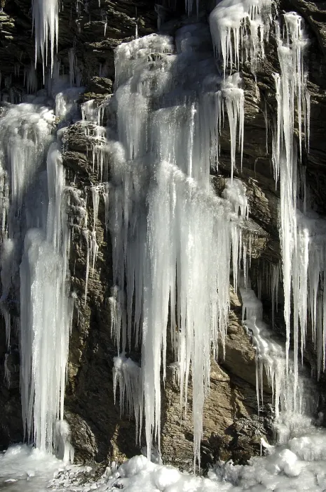 Gerahmter Druck : Icicles Gerahmter Druck : Icicles