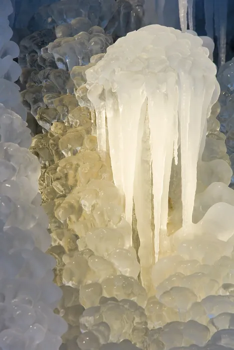 Gerahmter Druck : Eisfallbildung Gerahmter Druck : Eisfallbildung
