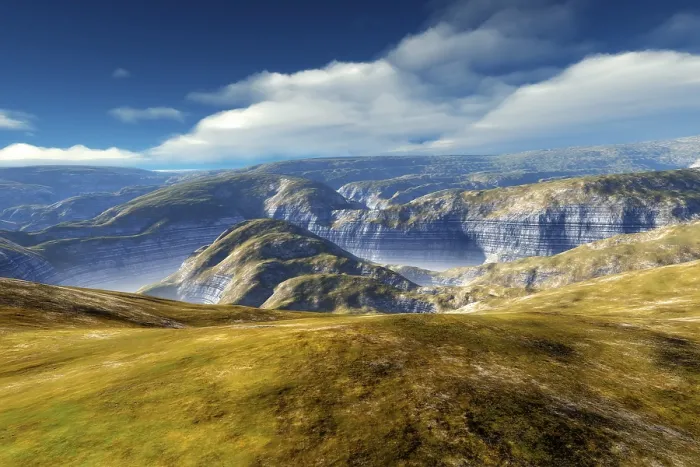 Gerahmter Druck : Ein Bild eines Canyons ohne Vegetation. Gerahmter Druck : Ein Bild eines Canyons ohne Vegetation.