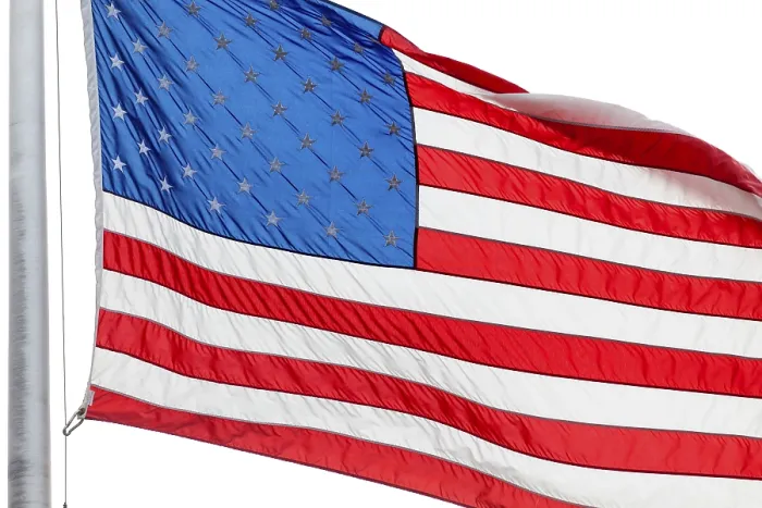 Gerahmter Druck : Ein Bild der Flagge der USA. Gerahmter Druck : Ein Bild der Flagge der USA.