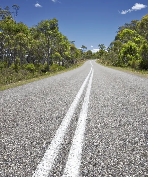Gerahmter Druck : Ein Bild einer Straße in Australien. Gerahmter Druck : Ein Bild einer Straße in Australien.