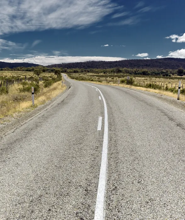 Gerahmter Druck : Ein Bild einer Straße in Australien. Gerahmter Druck : Ein Bild einer Straße in Australien.