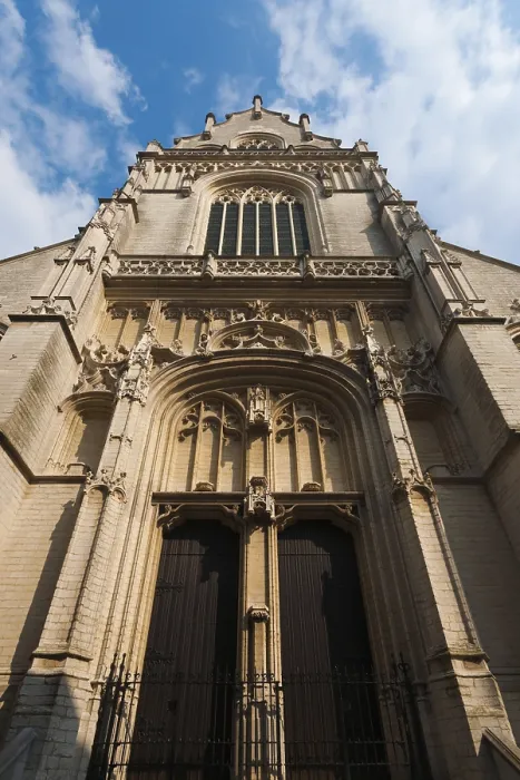 Gerahmter Druck : Die imposante Vorderfront des Jacobskerk. Gerahmter Druck : Die imposante Vorderfront des Jacobskerk.