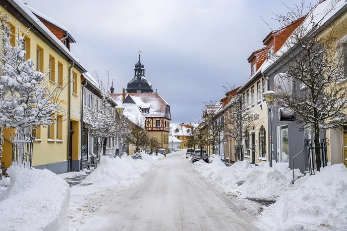 Gerahmter Druck : Eindrücke aus Harzgerode im Winter. Gerahmter Druck : Eindrücke aus Harzgerode im Winter.
