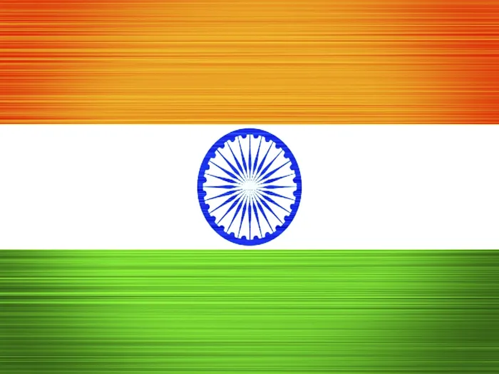 Gerahmter Druck : Indische Flagge Gerahmter Druck : Indische Flagge