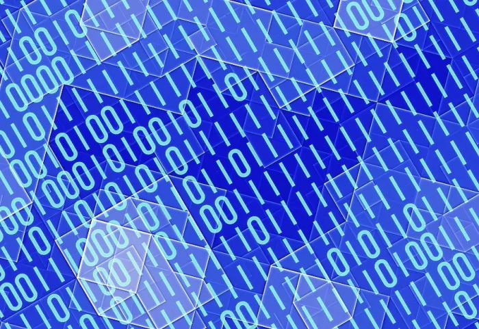Gerahmter Druck : Binärcode-Informationstechnologie-Hintergrund Gerahmter Druck : Binärcode-Informationstechnologie-Hintergrund