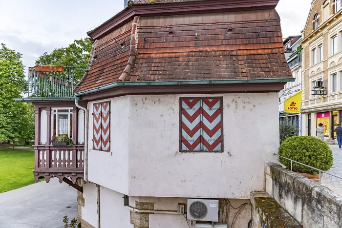 Gerahmter Druck : Innere Brücke in Esslingen am Neckar. Gerahmter Druck : Innere Brücke in Esslingen am Neckar.