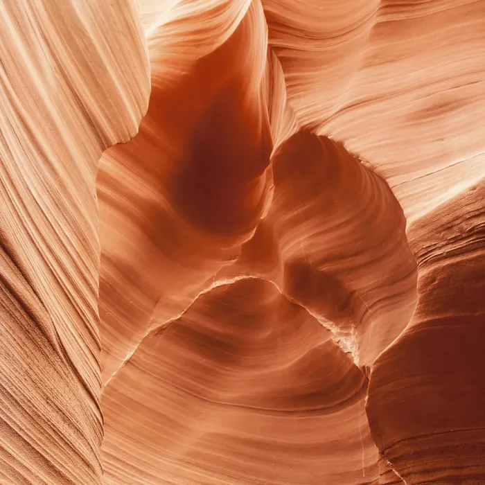 Gerahmter Druck : Innenansicht des Antelop Canyon, wunderbare orangefarbene Wellen aus Stein. Gerahmter Druck : Innenansicht des Antelop Canyon, wunderbare orangefarbene Wellen aus Stein.