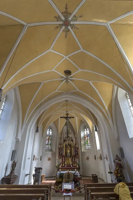 Gerahmter Druck : Innenraum von St. Thomas und St. Stephan Gerahmter Druck : Innenraum von St. Thomas und St. Stephan
